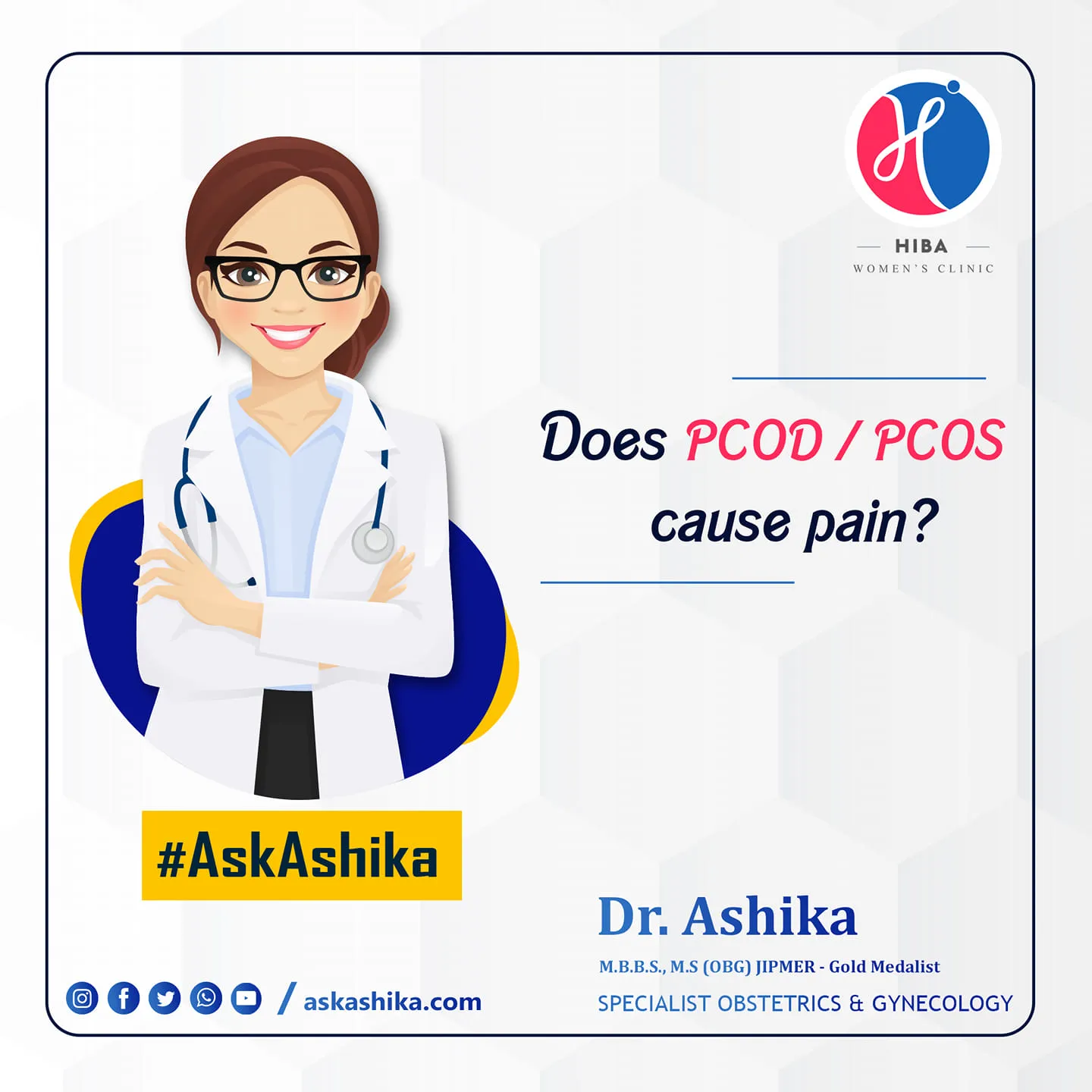 Does PCOD/PCOS cause pelvic pain?