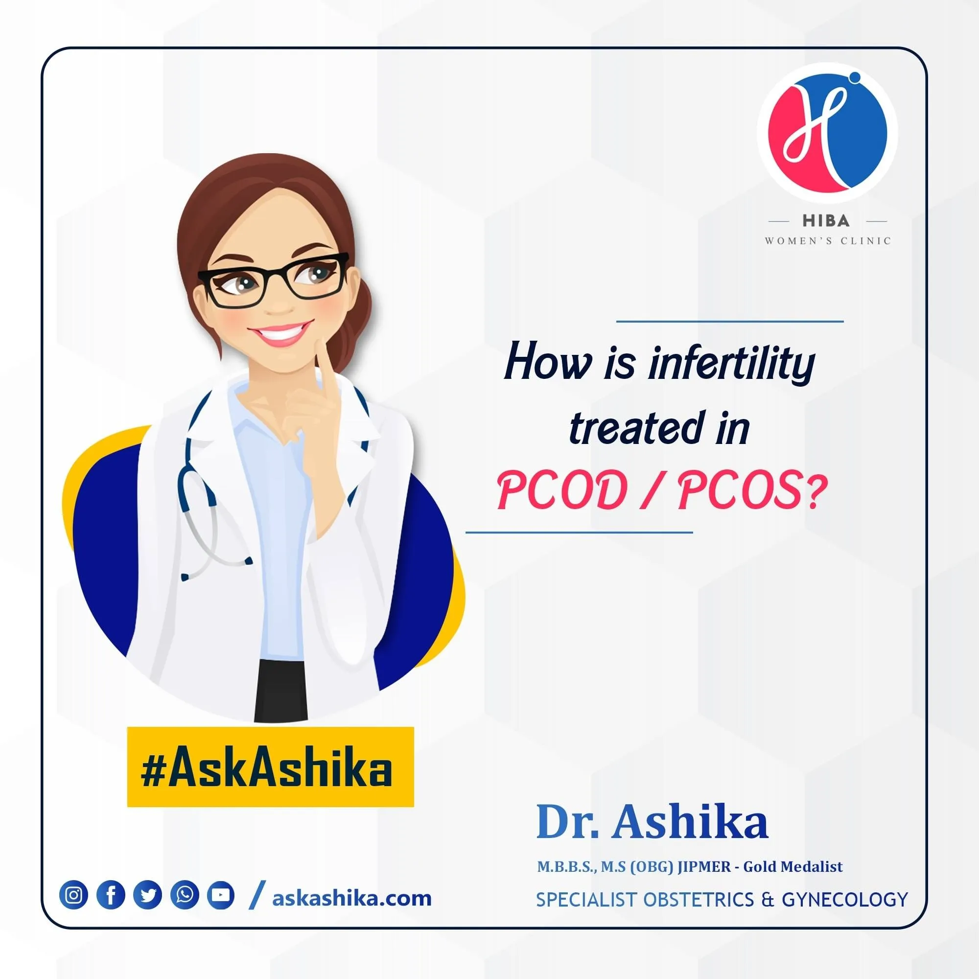How infertility is treated in PCOS/PCOD