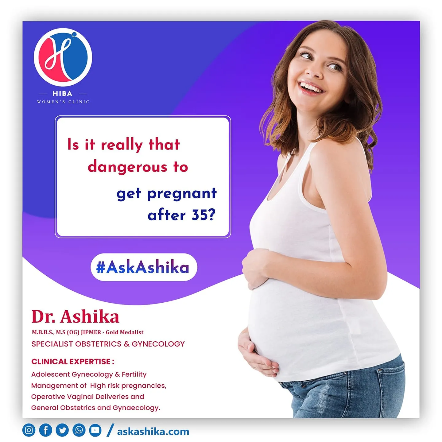 Risks of pregnancy after age 35