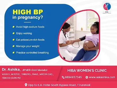 Managing high blood pressure during pregnancy at Hiba Women’s Clinic, Tirunelveli