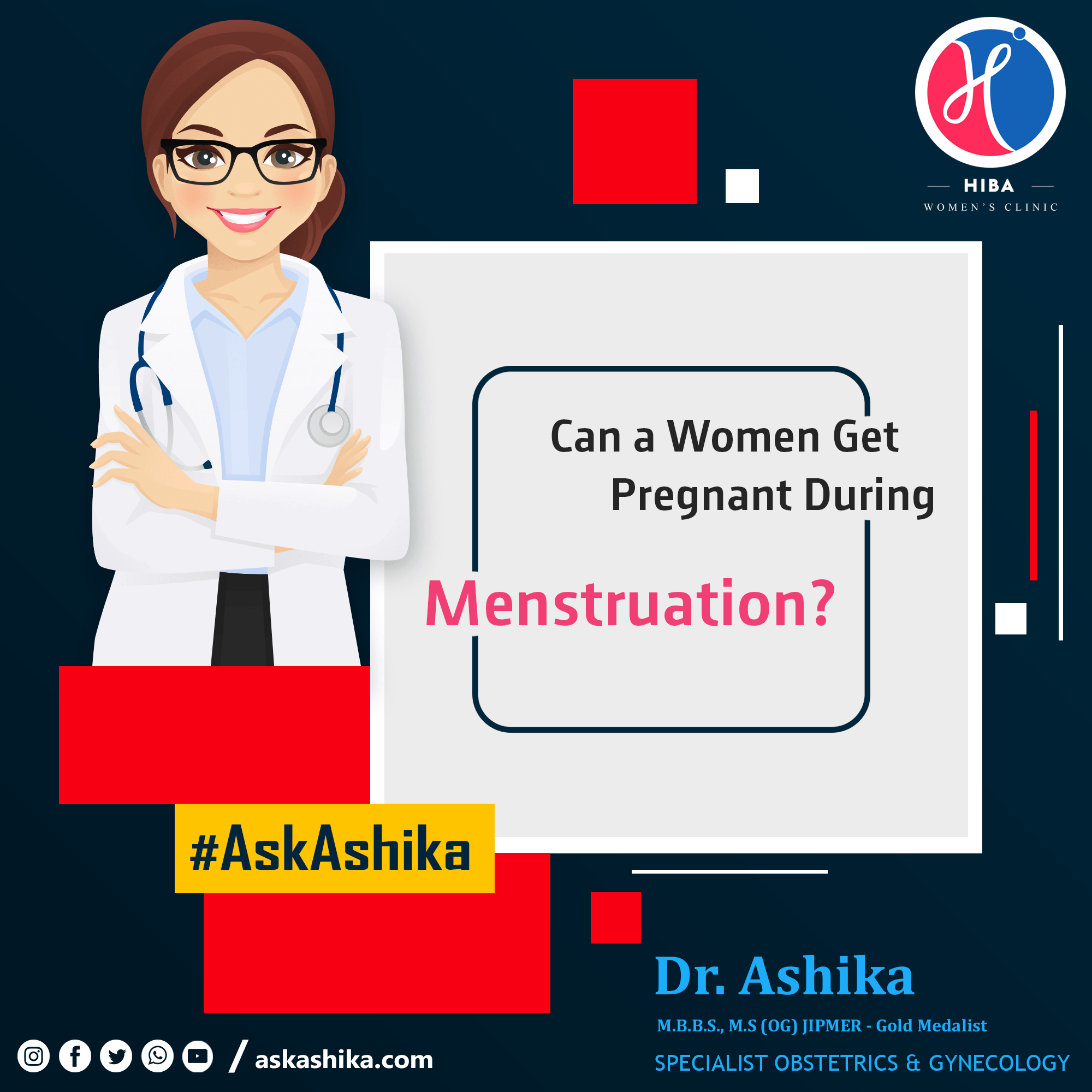 Can a woman get pregnant during her periods? Menstrual cycle and fertility