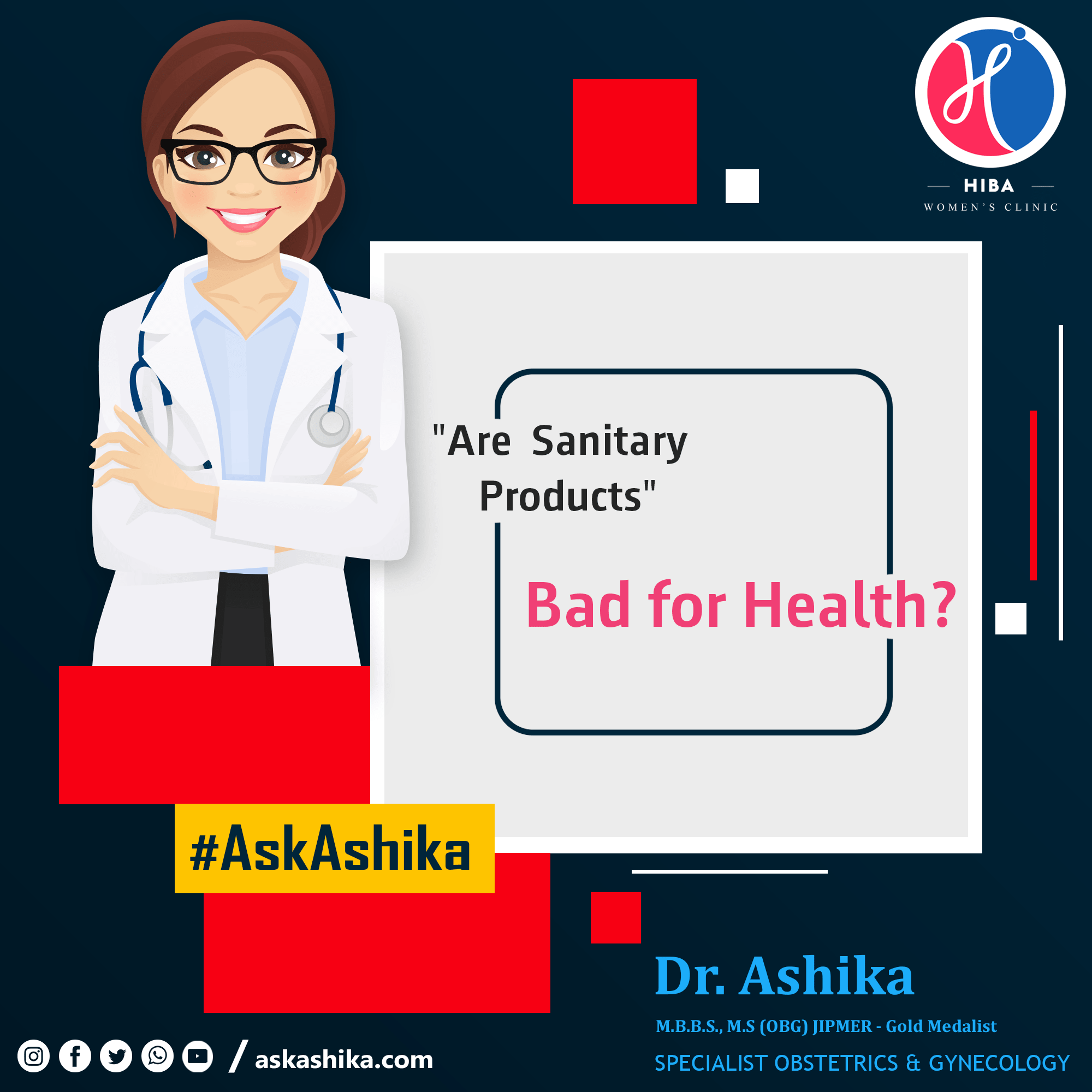 Are sanitary products bad for your health? Menstrual hygiene guidance