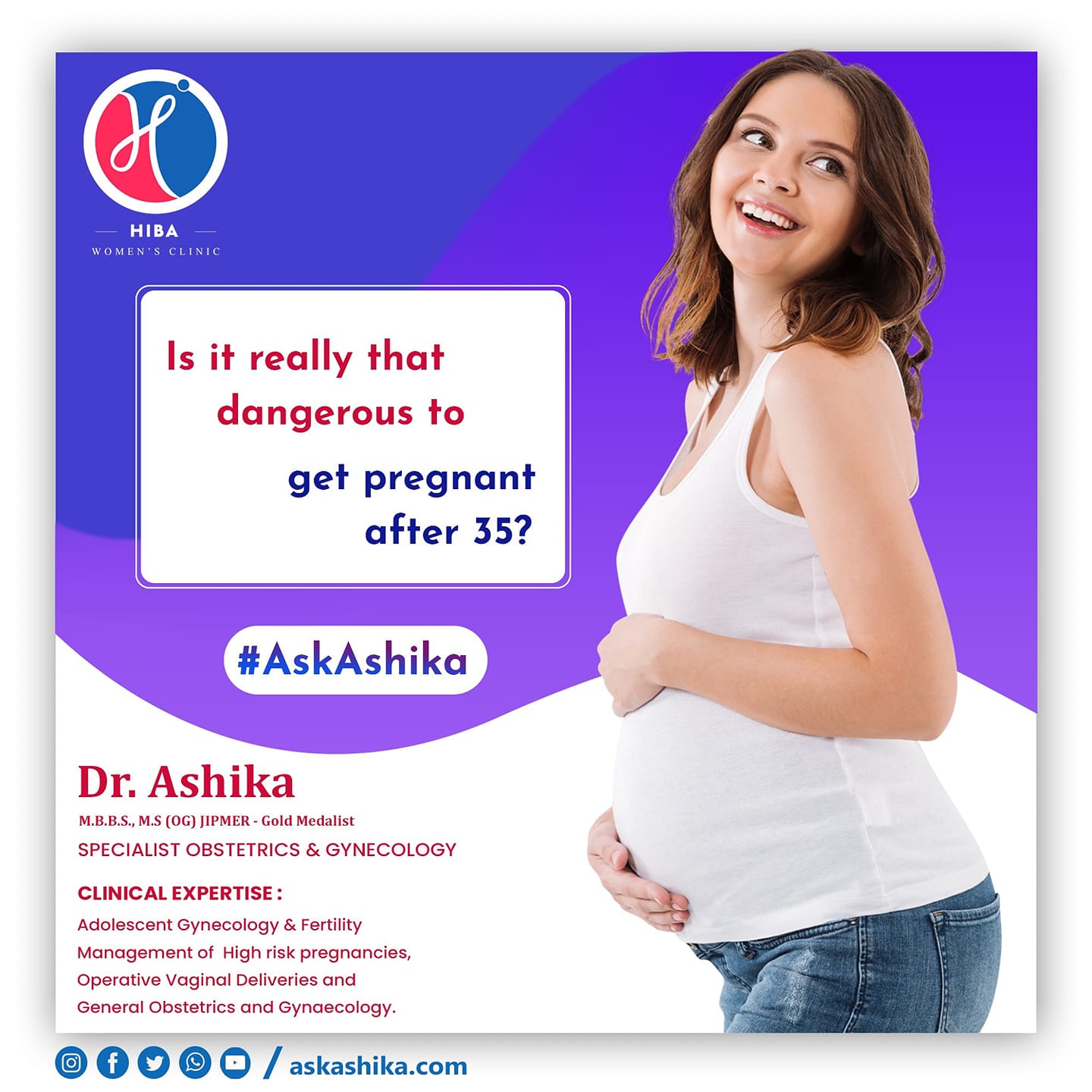Risks of pregnancy after age 35